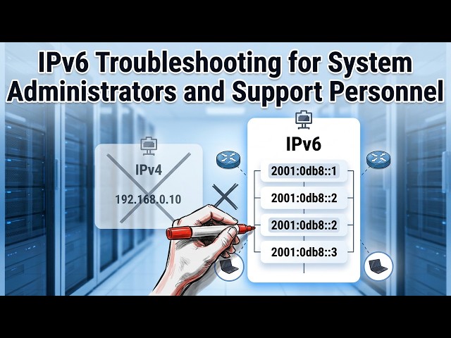 Course Overview  - IPv6 Troubleshooting for System Administrators and Support Personnel