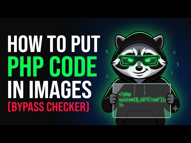 How to hide PHP code inside images😈(checker function bypass)