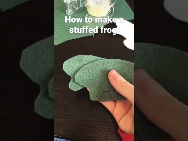Here’s a tutorial of how to make a stuffed frog