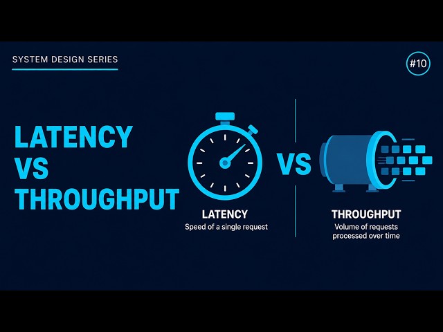 Latency vs Throughput: The Trade-Off Nobody Explains | Day 10 Of System Design