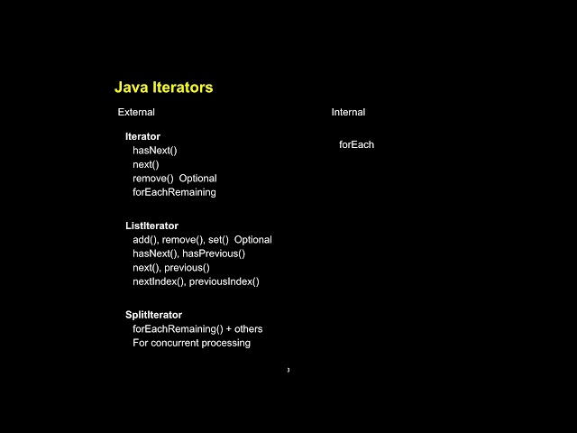 CS635 9/13/18 Iterators