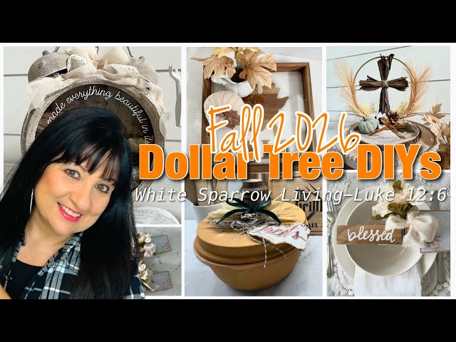 🍁 ALL NEW UPSCALE FALL DOLLAR TREE DIY HOME DECOR