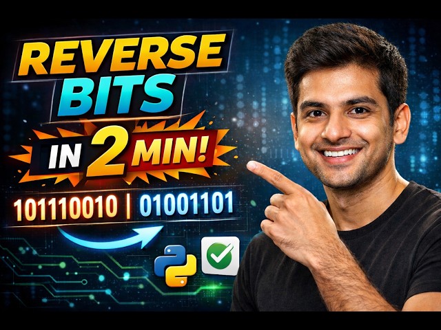 Reverse 32 Bits Like a Pro 💻 | DSA Interview Question