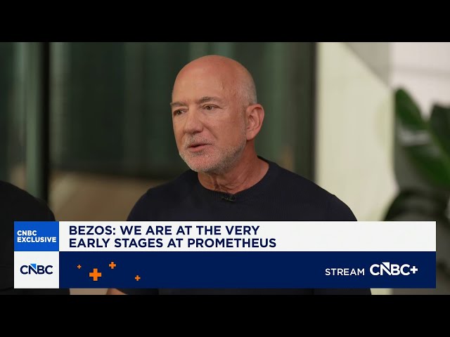 Prometheus CO-CEO Jeff Bezos: AI will result in labor scarcity, will raise standard of living