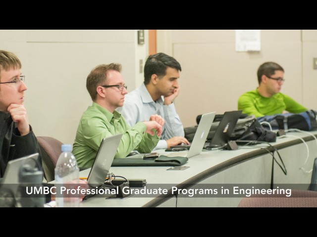 UMBC Professional Graduate Programs in Engineering