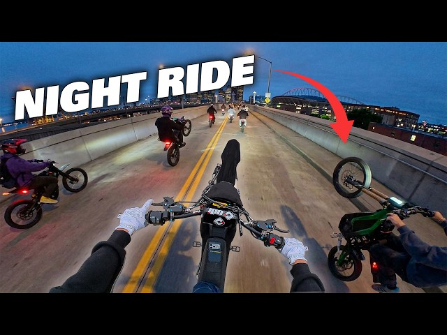Night Rideout on a $10,000 "E-Bike"
