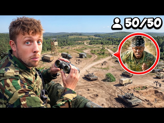 SIDEMEN VS 50 YOUTUBERS ULTIMATE HIDE & SEEK IN A MILITARY BASE