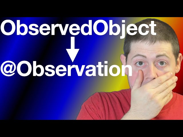 Migrate to Observable from ObservedObject