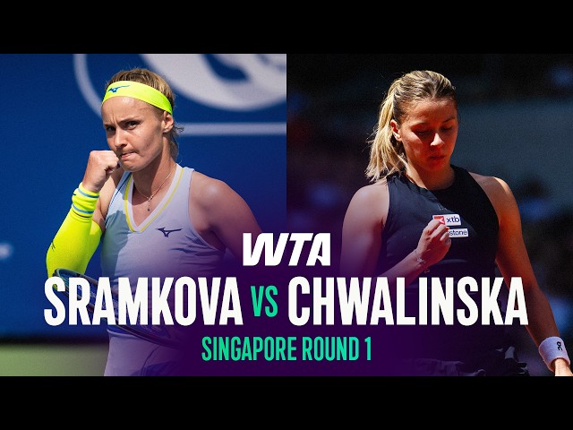 Rebecca Sramkova vs. Maja Chwalinska | 2026 Singapore Round 1 | WTA Match Highlights