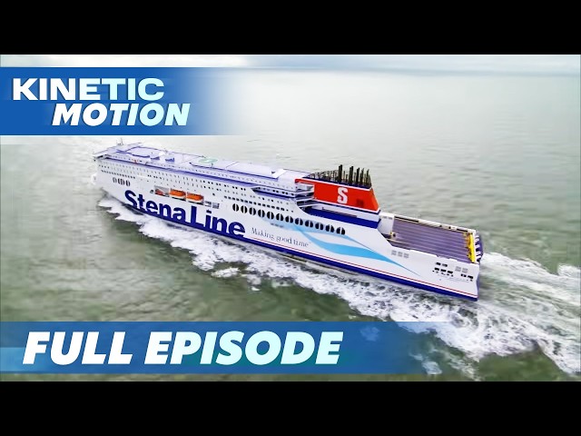 Advanced SUPER FERRY is the Largest in the World: Stena Britannica | FULL EPISODES | Mighty