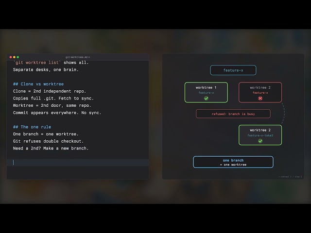 Git worktrees for beginners