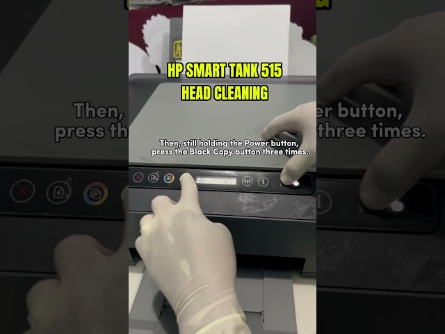 Hp Smart Tank 515 Head Cleaning #hpprinter #printer  Hp Printer Repair