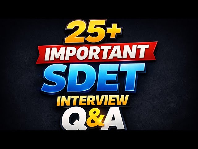 Commonly Asked Automation Testing Interview Q&A #automationtesting #softwaretesting #manualtesting 