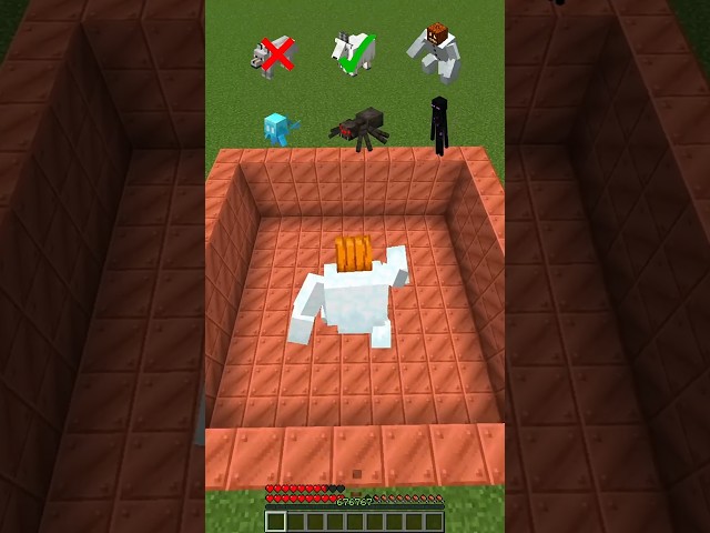 ¿Qué mob de Minecraft puede sobrevivir a una caída rompiendo bloques? 🤯#medios