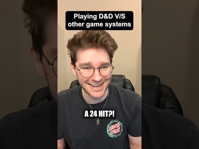 Playing D&D Vs Other Game Systems #dungeonsanddragons #dnd #comedy