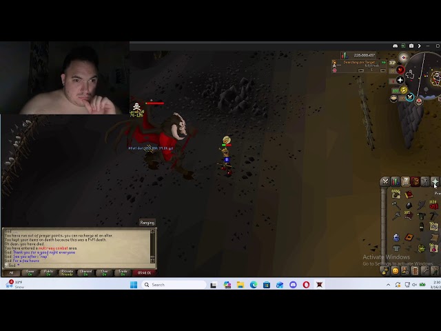 Streaming to max bank eco from wilderness pking Fate RSPS