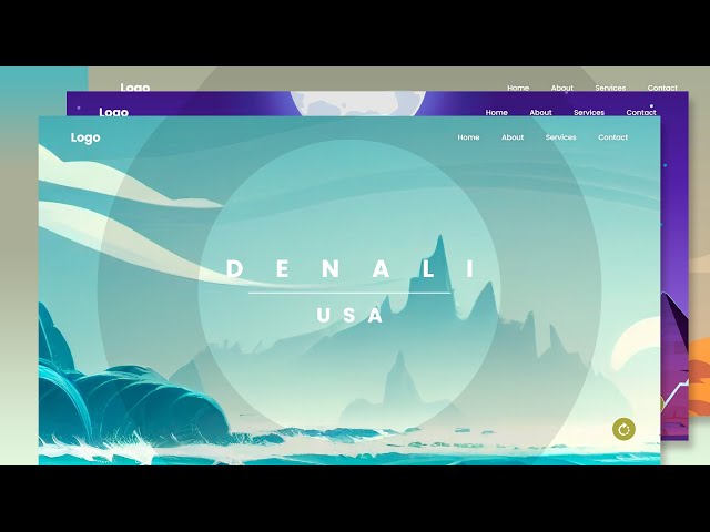 CSS Advanced Slider Animated Website Design | Step by Step Website Design Tutorial