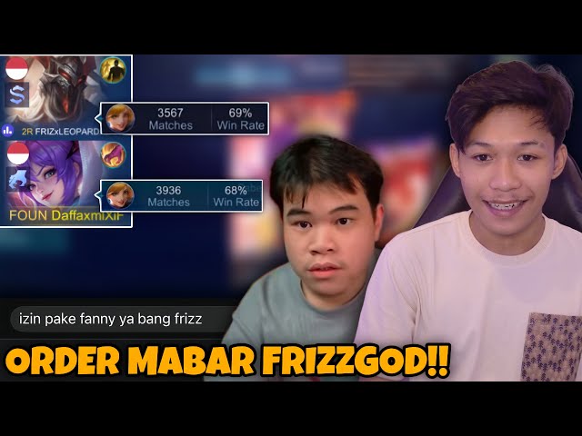 ORDER MABAR FRIZZGOD!! BERMAIN FANNY DIDEPAN TOP GLOBAL FANNY !! - Mobile Legends