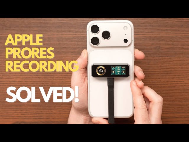 The Ultimate iPhone ProRes Storage Solution (Zike Z791C SSD Review)