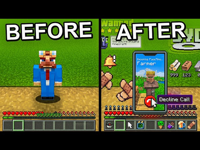Minecraft, But The HUD Keeps Getting Worse!