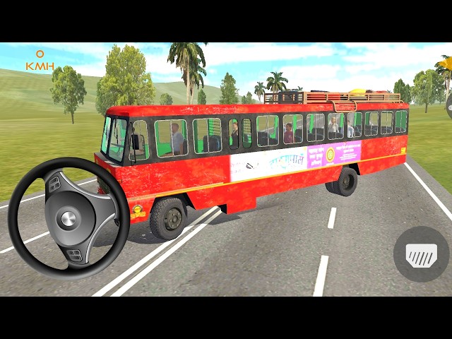 Village Road Driving Games 2026 | Indian Sleeper Bus Simulator | Bus Wala Games - Android Gameplay