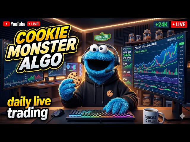 🍪 Cookie Monster Algo Trading by THE PIT 🍪 NQ Live Signals | Nasdaq Futures | Live Trading