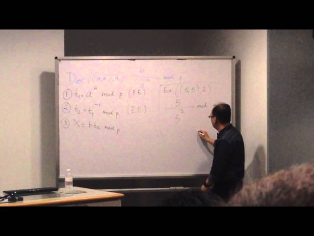 20. The El Gamal Cryptosystem