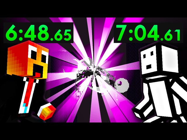 I trained Minecraft Speedrunning for 7 Days to Beat my Brother
