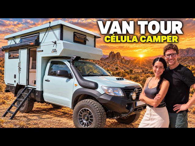 VAN TOUR | Our Toyota Hilux 4x4 Camper with a Rigid Pop-Top Roof