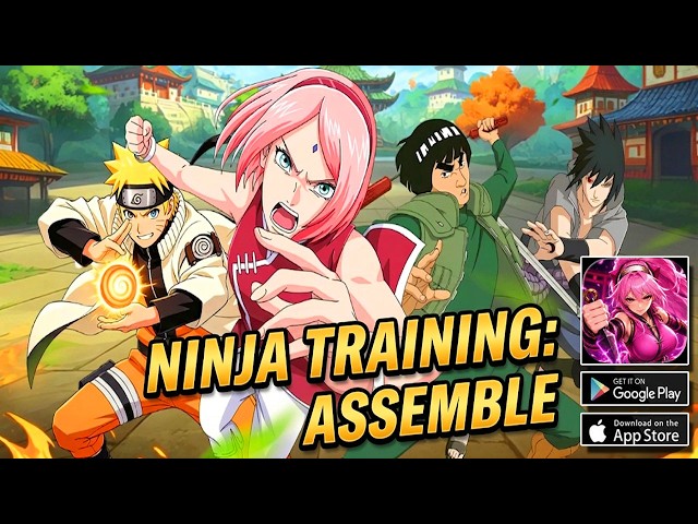 Ninja Training: Assemble Gameplay - iOS Android Naruto RPG