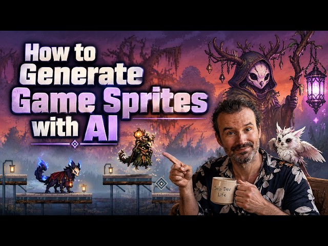 How to Generate Game Sprites with AI - Beginners Tutorial