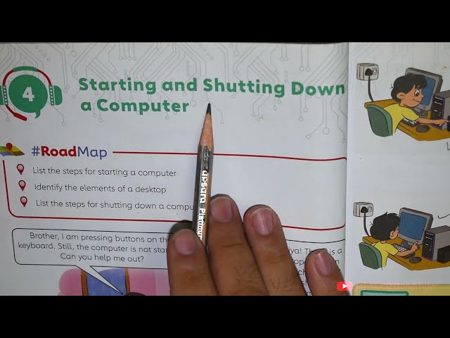 4. Starting and Shutting Down a Computer | Grade 2 - Click Code Connect | Class 2 Computer