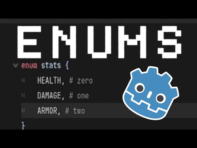 How to use enums on Godot in 1 minute