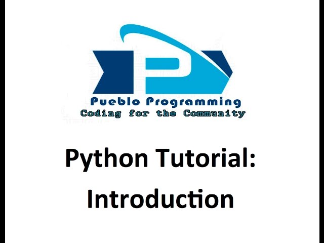 Python Tutorial #1: Introduction
