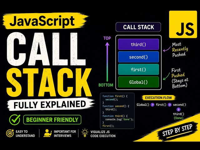 How JavaScript Executes Code | Call Stack Explained