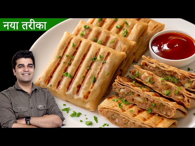 गलती से बच्चो को एक बार टिफ़िन में दे दिया अब रोज़ ये ही मांगते हैं - ALOO PARATHA SANDWICH RECIPE