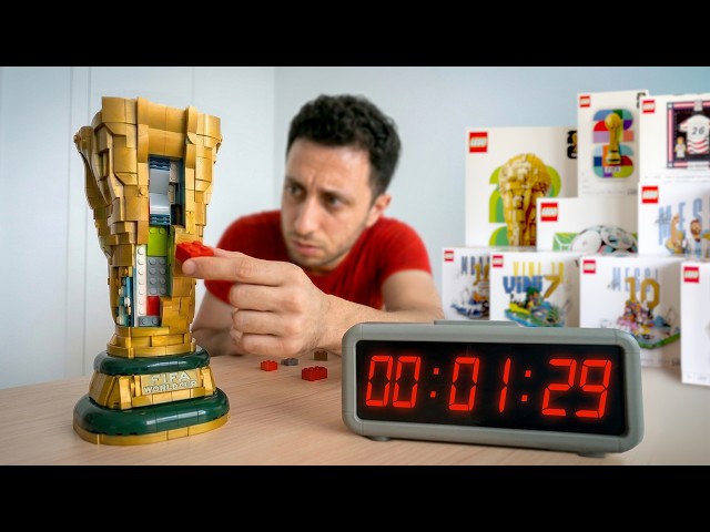 How long to build every World Cup LEGO set?