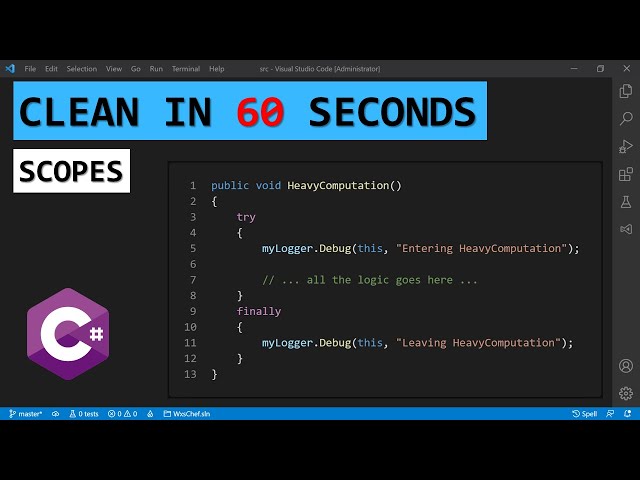 SIMPLE Code Cleanup Using IDisposable | C#, DotNet