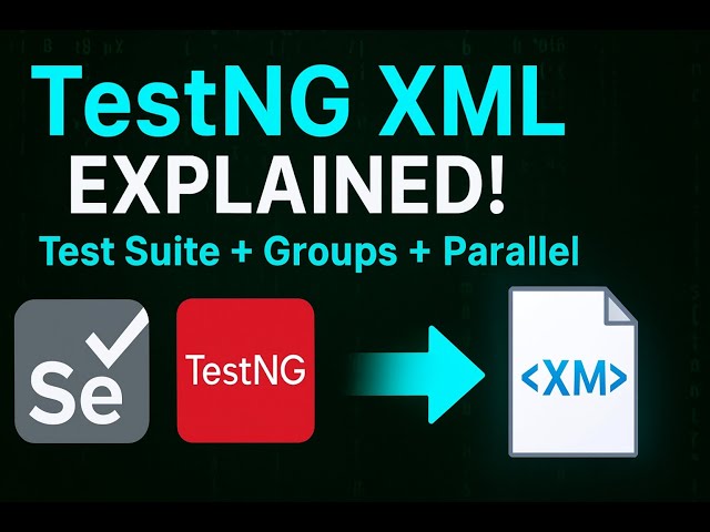 TestNG XML & Test Suite Explained m #TestNG #AutomationTesting #TestNGXML #TestSuite #QA #Software