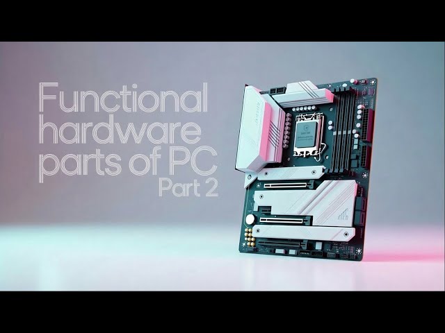 Functional Hardware Parts of PC (Part 2) The Conclusion | Class 11th CS MH-board | Humonext |