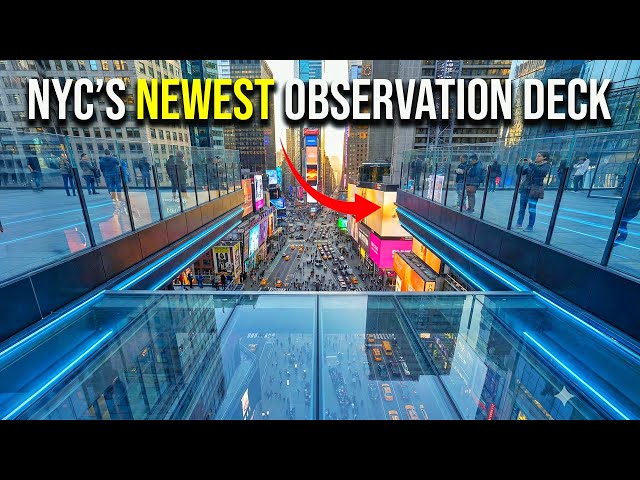 NYC's NEWEST Observation Deck in Times Square (Best View in NYC) : FIRST LOOK & REVIEW