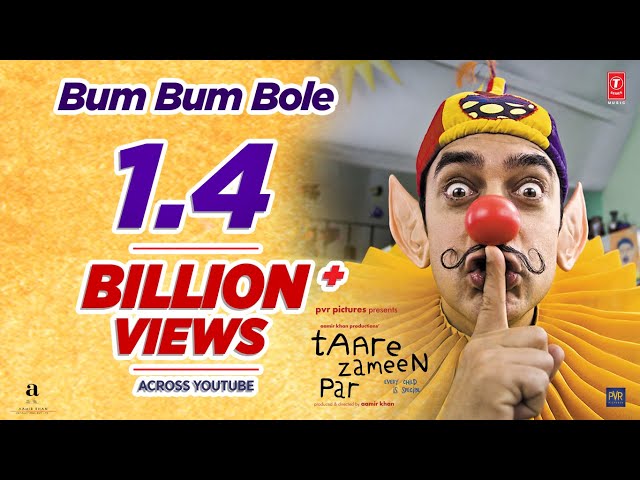 Bum Bum Bole (Full Song) Film - Taare Zameen Par |  Shaan, Aamir Khan