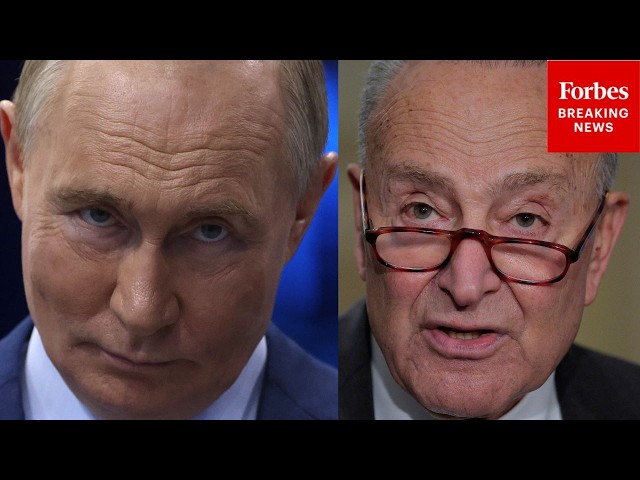 'We're Going To Show The Russians We Mean Business': Schumer Calls For Russia Sanctions Bill To Pass