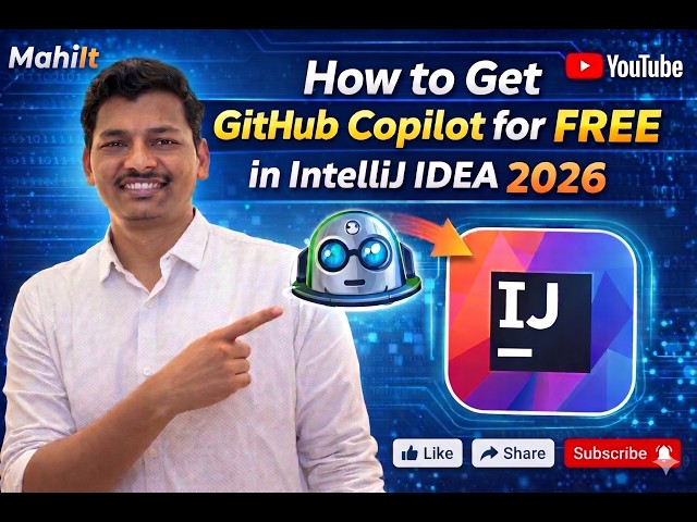 How to Install GitHub Copilot for FREE in IntelliJ IDEA 2026