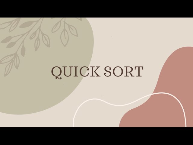 ( Quick Sort ) Yaeso, Milbert C.