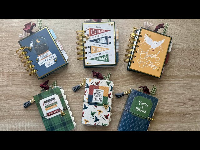 Project Share! “Wizard” Themed Mini Notebooks and TN! #HalloweeninAugustPSS