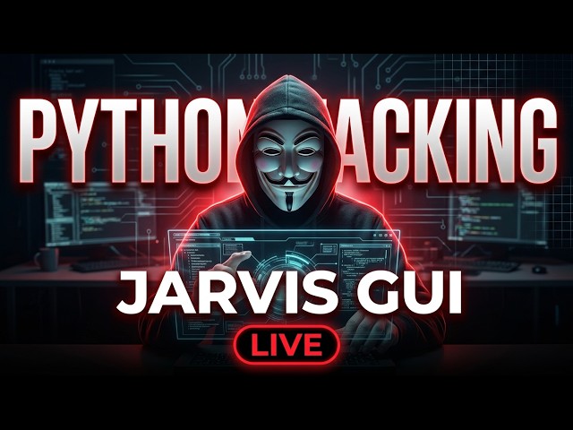 JARVIS GUI Development | Python hacking | Ethical Hacking Course | Live @tech_by_niteshh