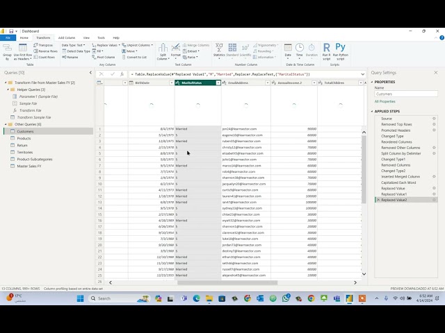 17 Replace Values