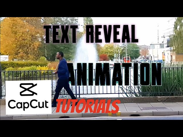 How to create text reveal effects on Capcut / Capcut  text animation