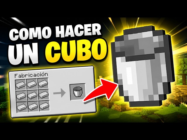 HOW TO MAKE A BUCKET IN MINECRAFT